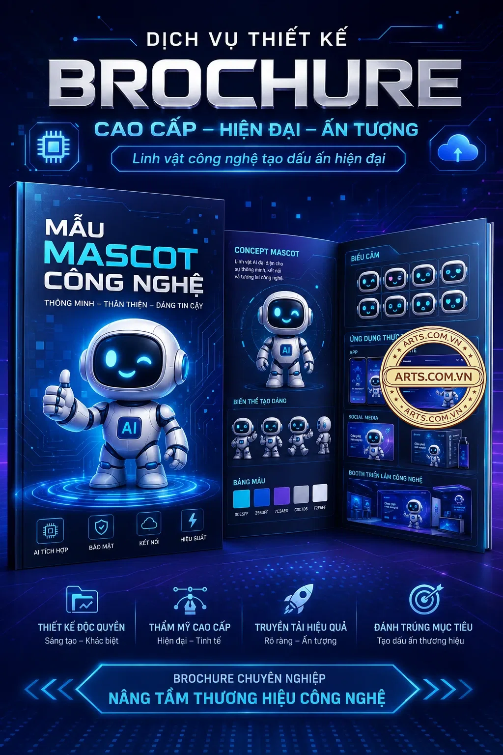 Brochure Cao Cap Mau Mascot Cong Nghe