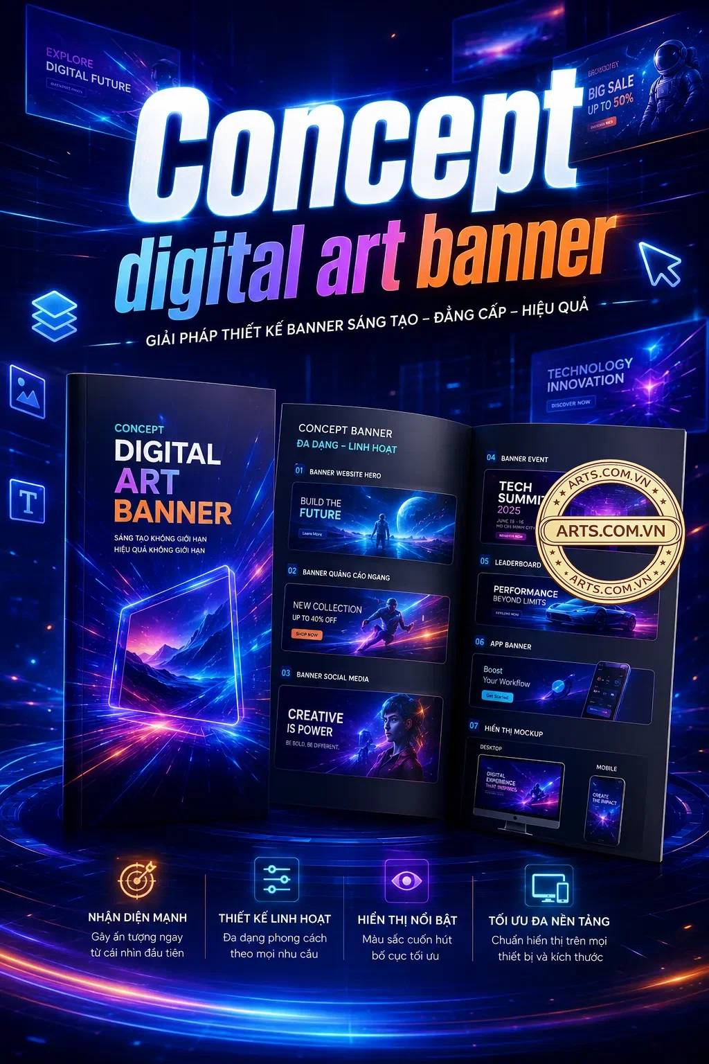 Concept Digital Art Banner