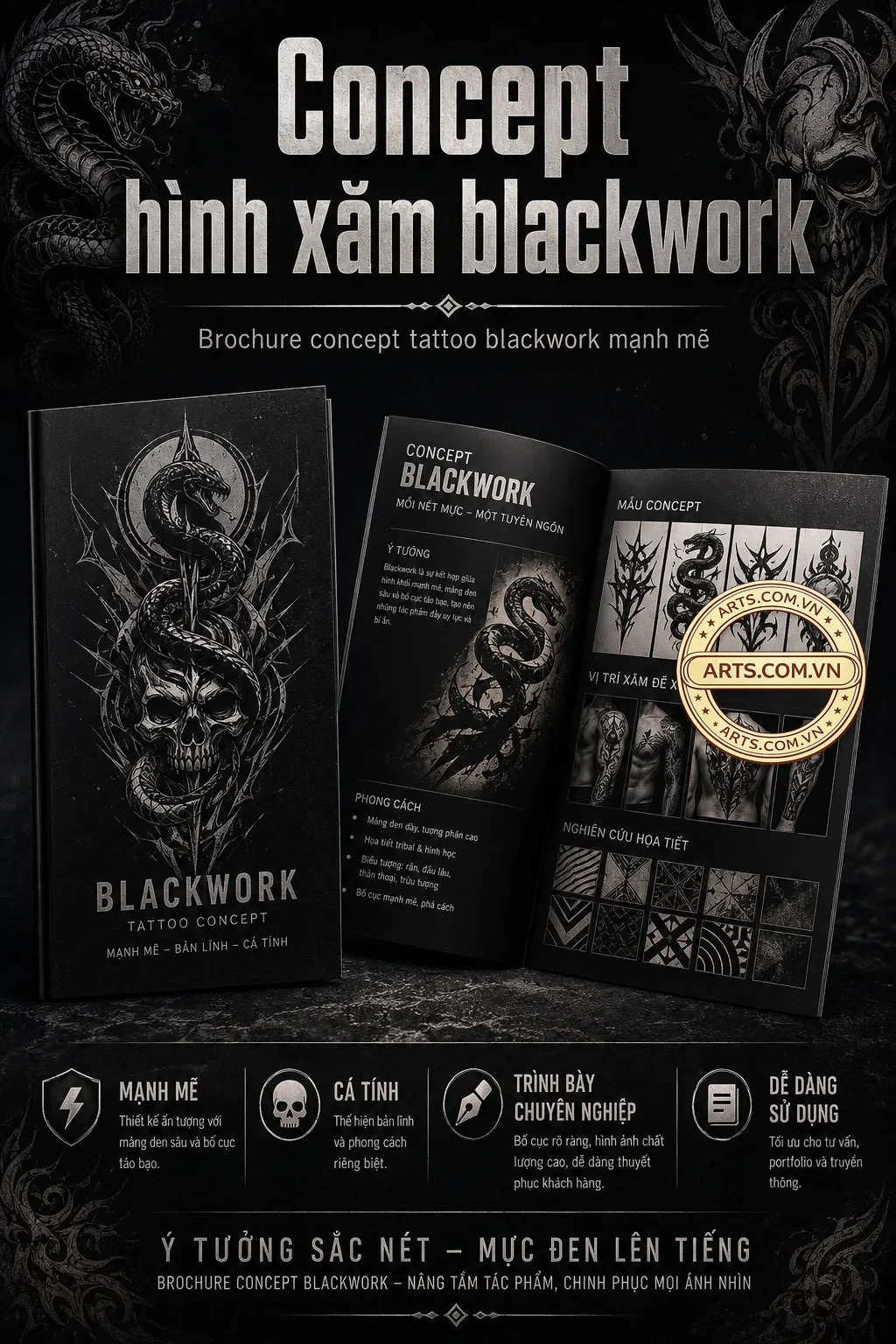 Concept Hinh Xam Blackwork