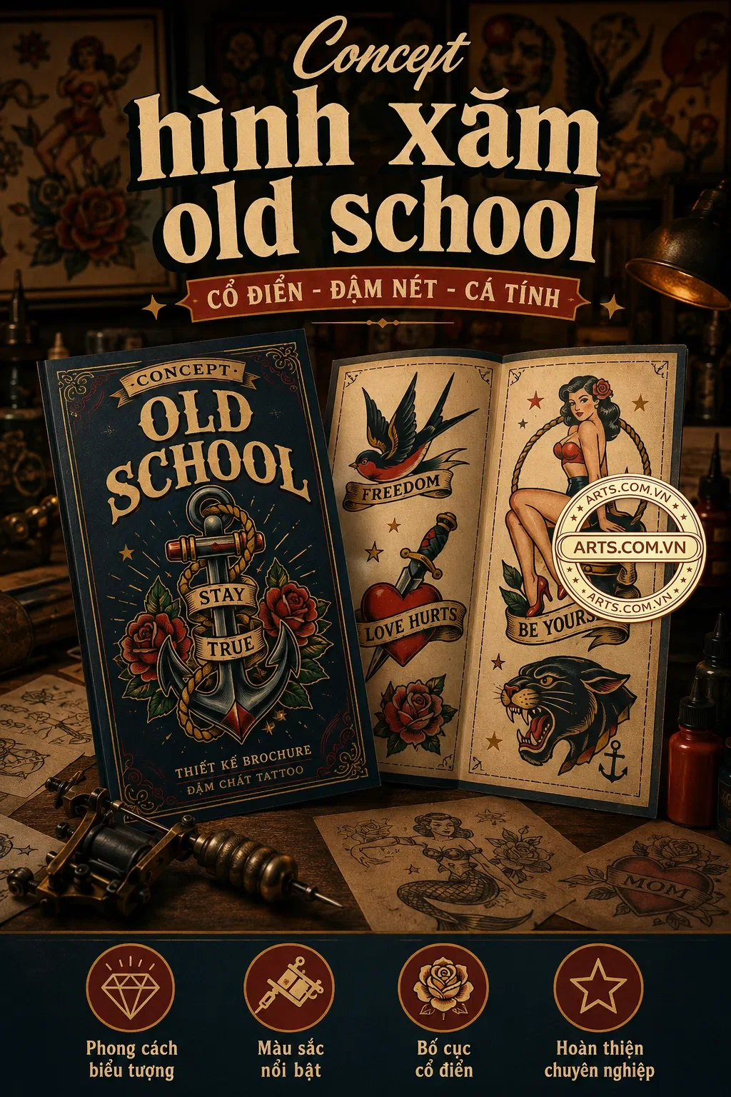 Concept Hinh Xam Old School