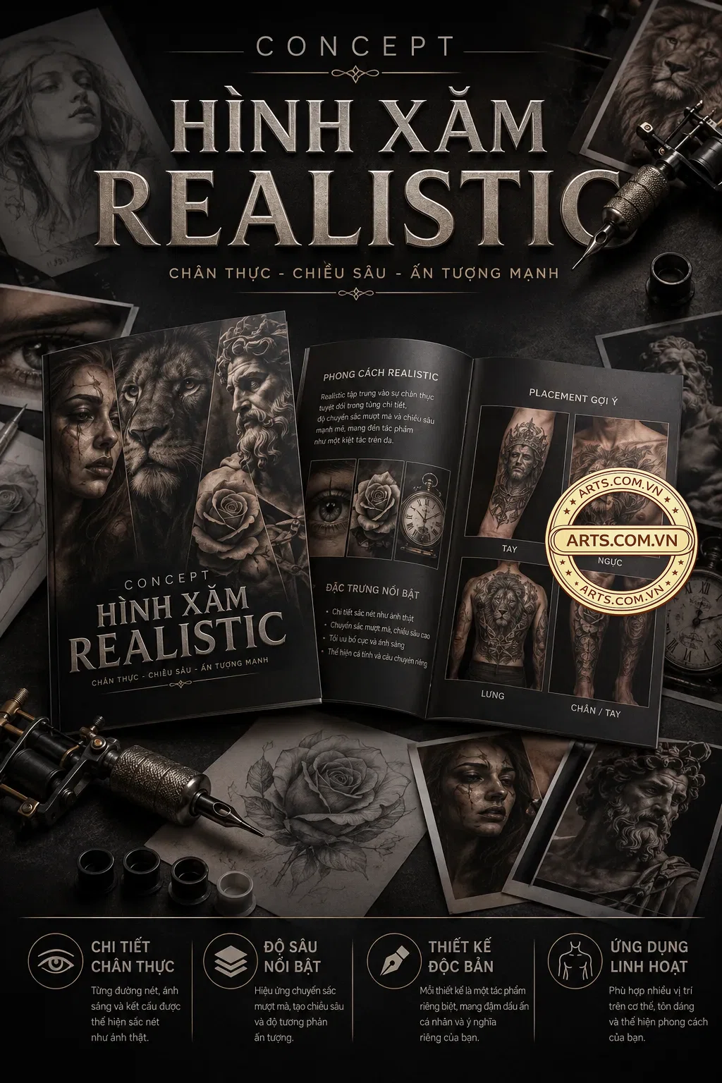 Concept Hinh Xam Realistic