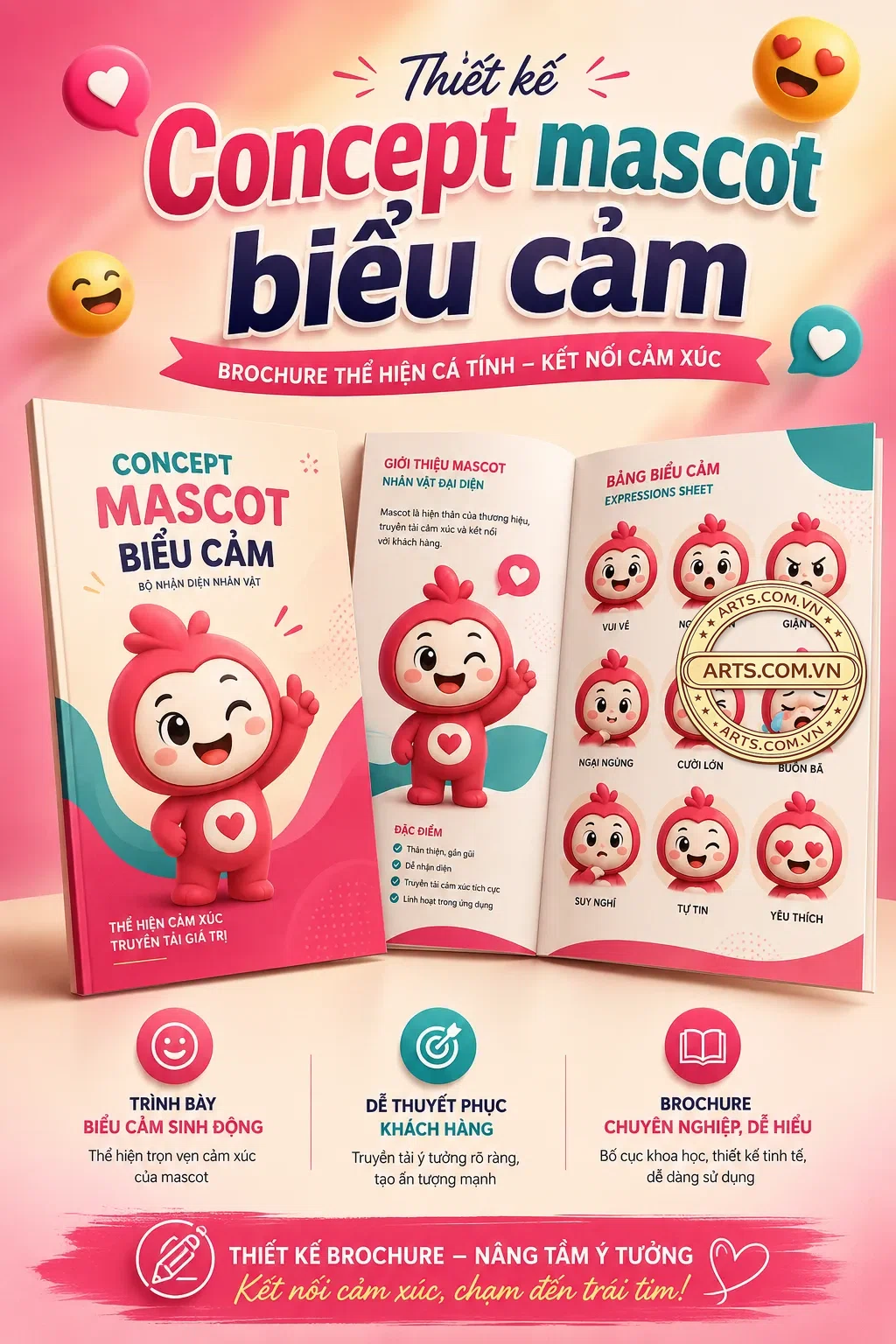 Concept Mascot Bieu Cam