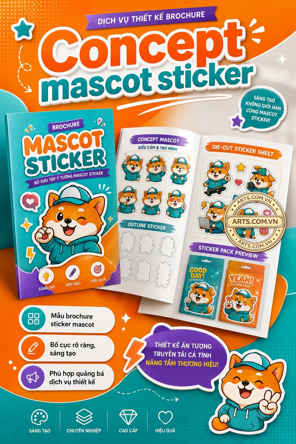 Concept Mascot Sticker