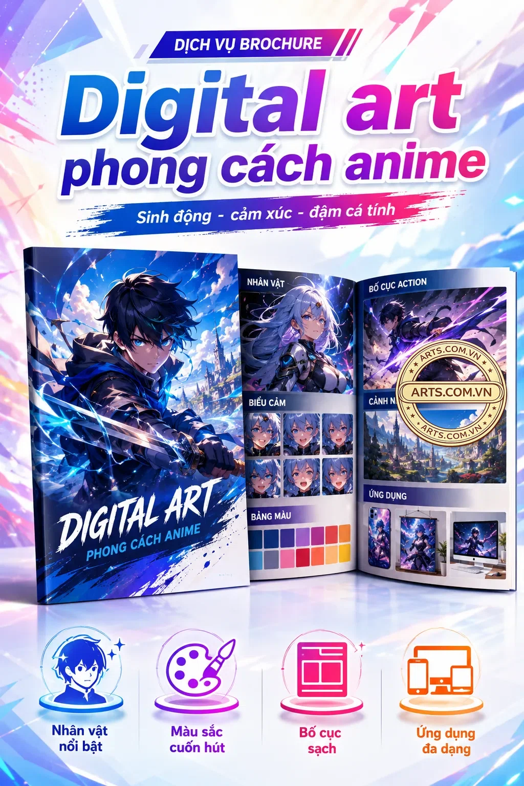 Digital Art Phong Cach Anime