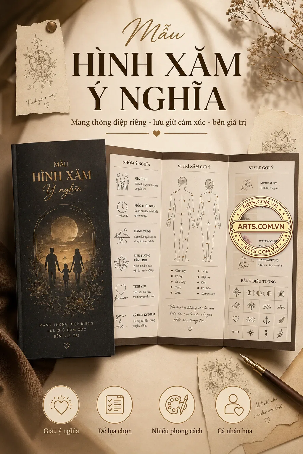 Mau Hinh Xam Y Nghia