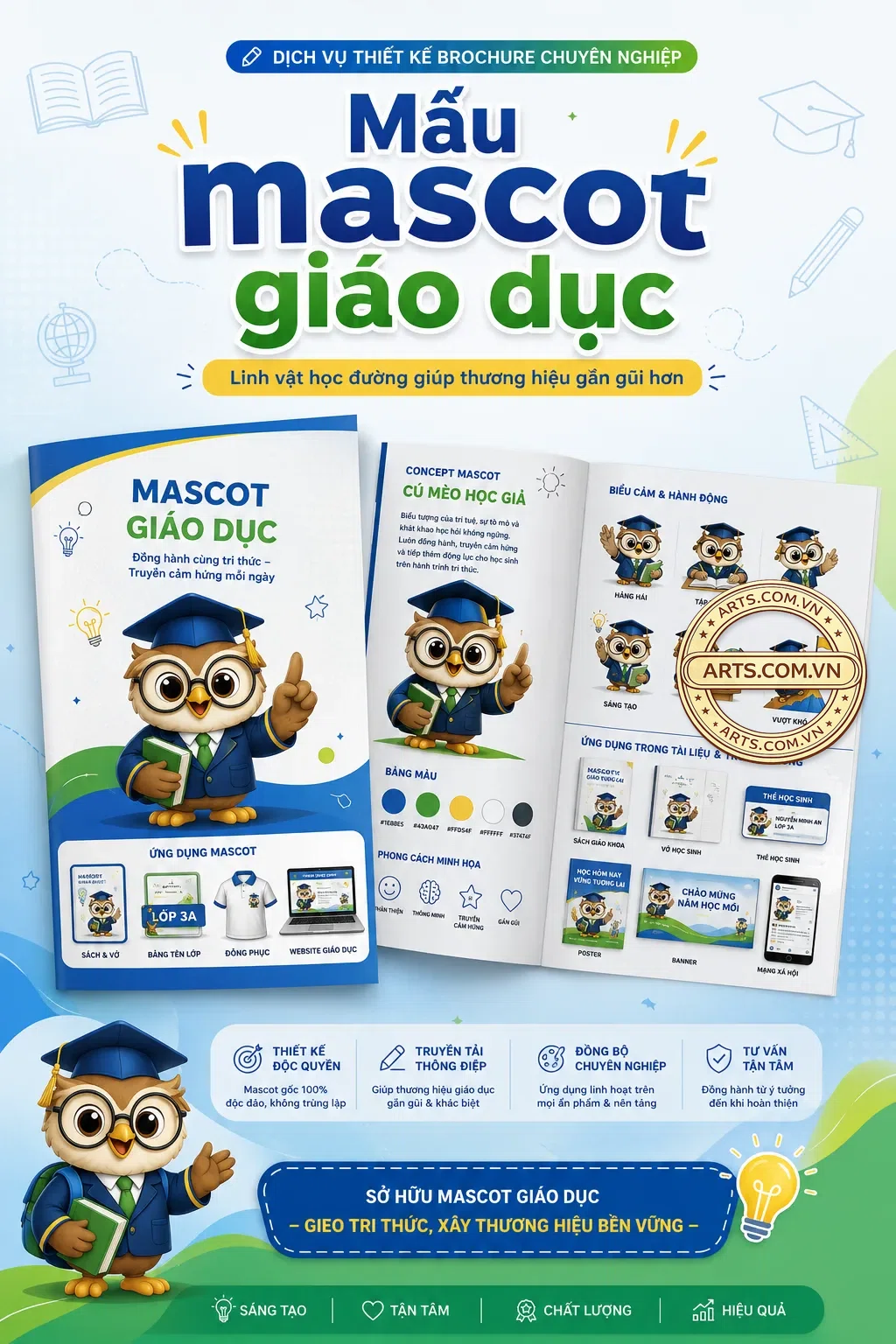 Mau Mascot Giao Duc