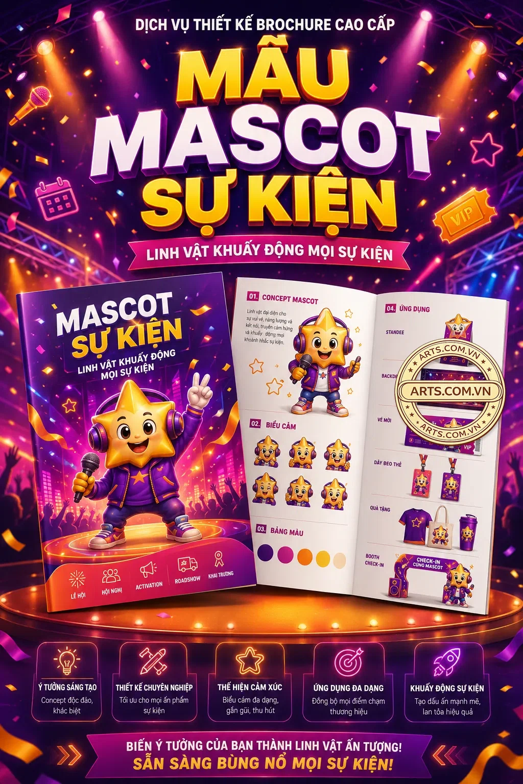 Mau Mascot Su Kien