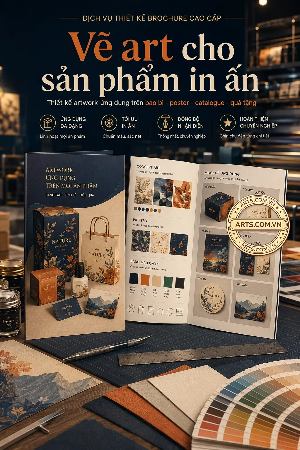 Ve Art Cho San Pham In An