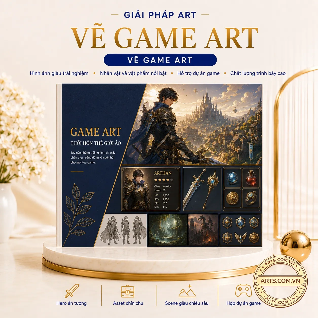 Vẽ game art