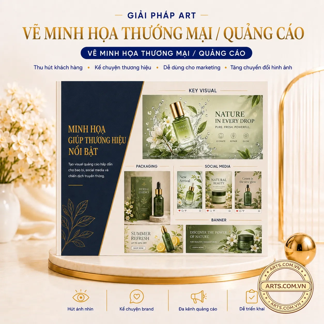 Vẽ minh họa thương mại quảng cáo
