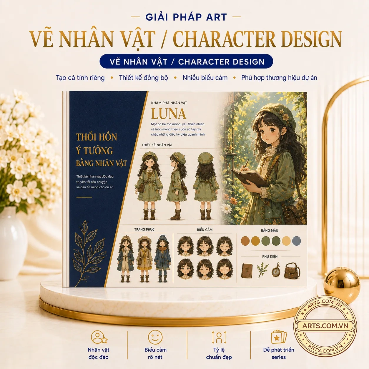 Vẽ nhân vật character design