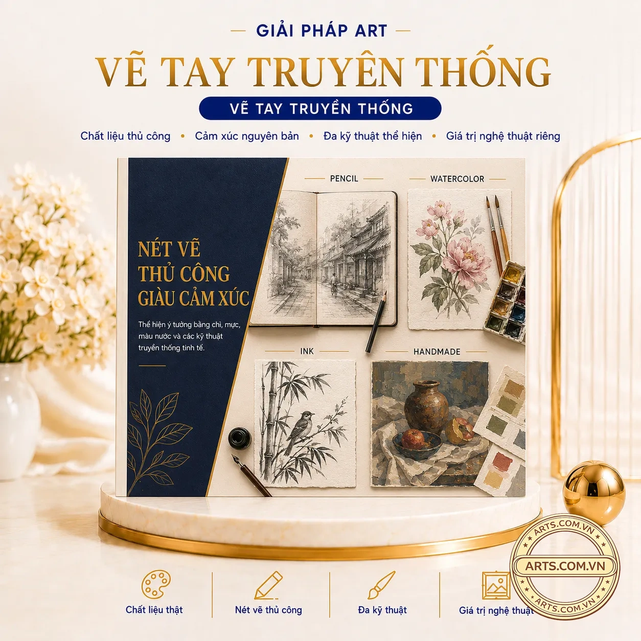 Vẽ tay truyền thống